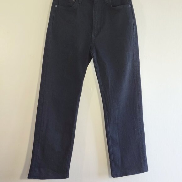Rag & Bone Harlow Mid-Rise Straight Black Jeans Ankle Women's Sz 25 - Picture 4 of 12